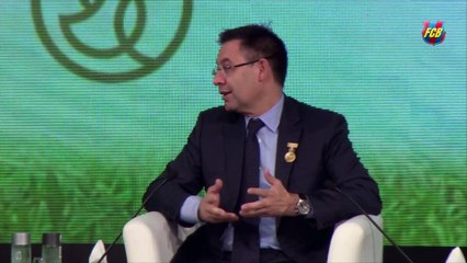 Josep Maria Bartomeu at the Dubai International Sports Conference (ENG)