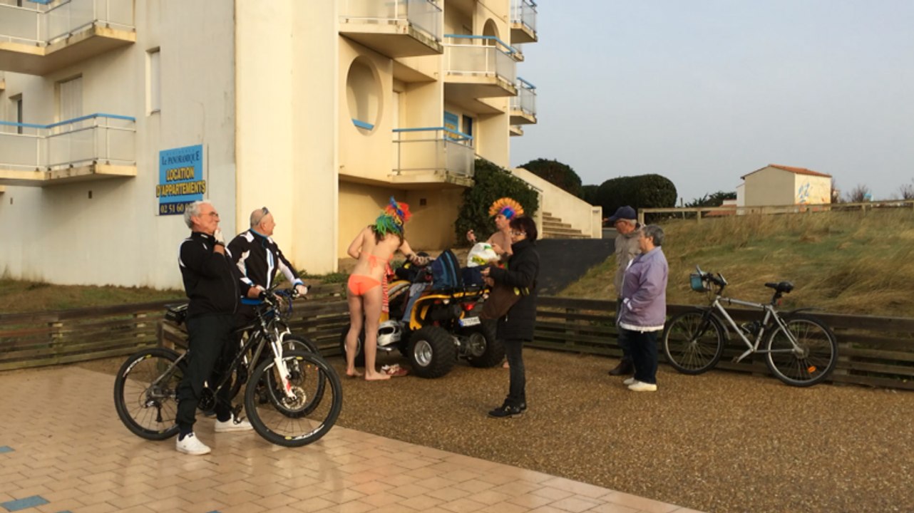 Dernier bain de l'année 2015 pour les Sardines 4 Saisons