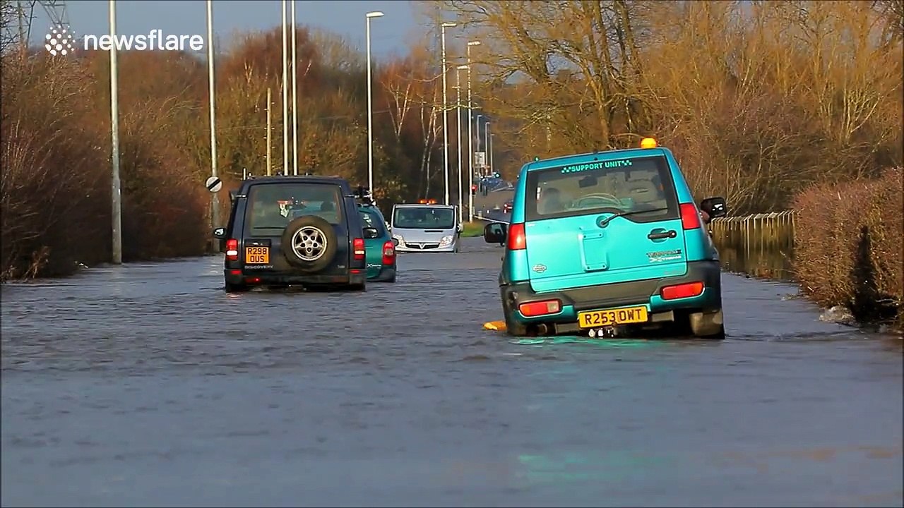 Stranded In Castleford Floods
