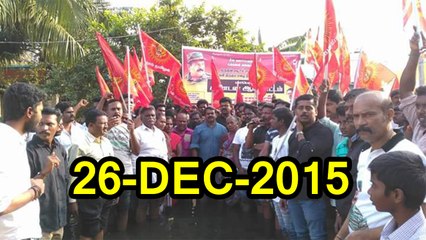 சீமான் தண்ணீரில் நின்று போராட்டம் - 26டிசம்2015 | Seeman Protest at Thirunindravur on Water Stagnation Issue - 26 December 2015