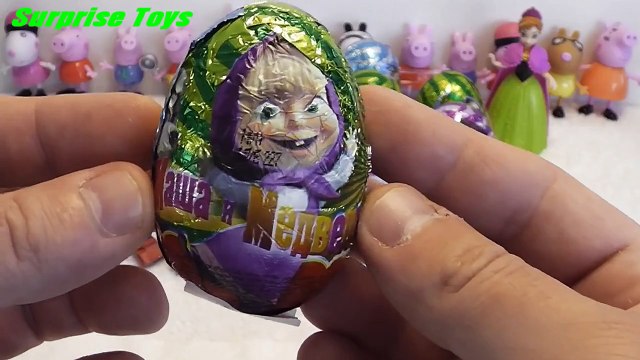 Маша и Медведь, Masha i Medved, Frozen, Disney, Peppa Pig, Frozen Toys, Peppa Pig Toys, 2