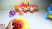 playdough games Play Doh Peppa pig with Spongebob squarepants, Patrick and Gary Surprise Eggs
