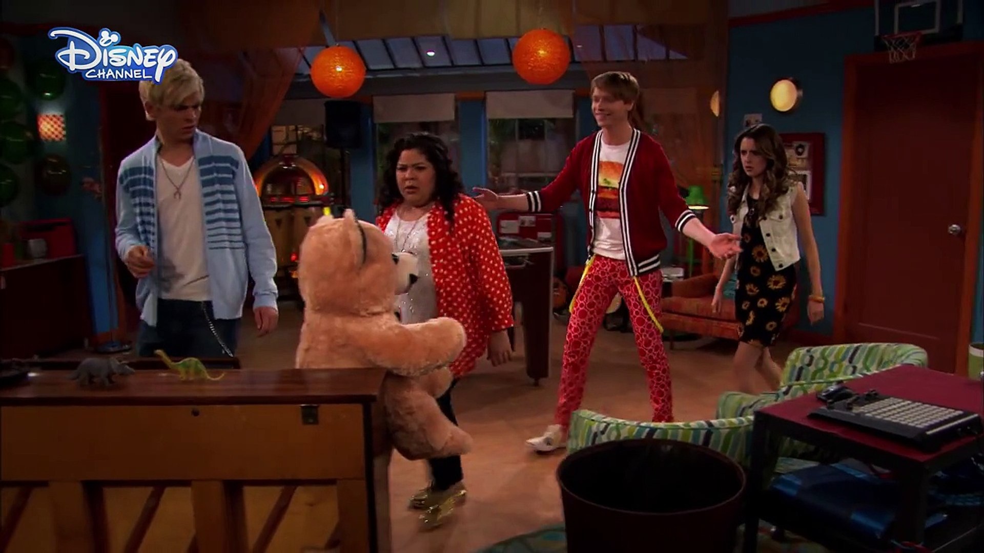 Austin & Ally - Horror Stories and Halloween Scares - Scary Teddy Bear! -  Disney Channel U - Dailymotion Video