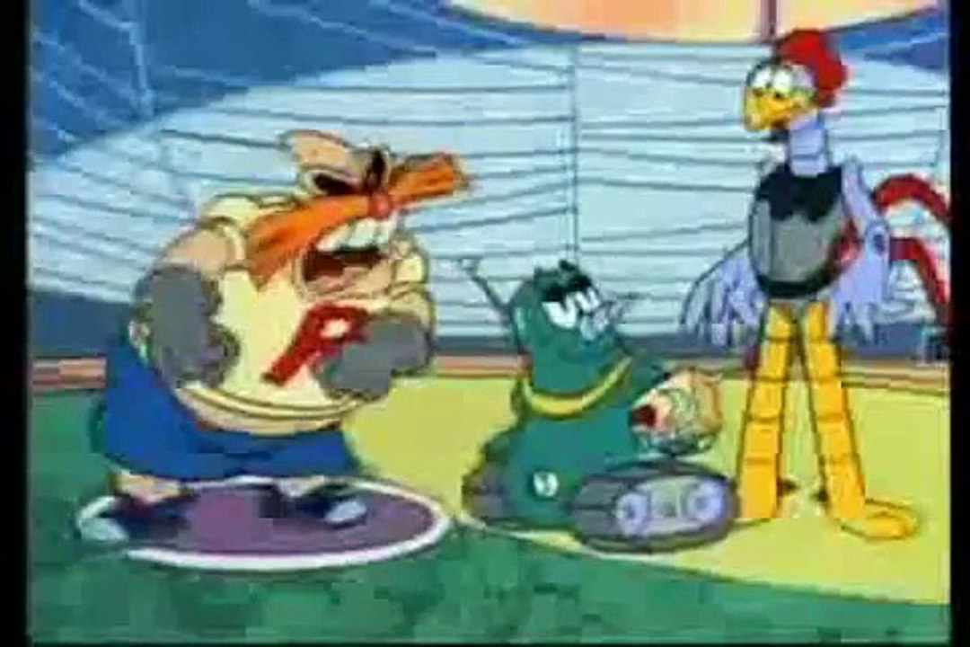 Robotnik laughs at his long pole