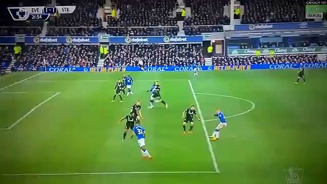 Romero Lukaku goal vs Stoke City - Everton 1-1 Stoke City