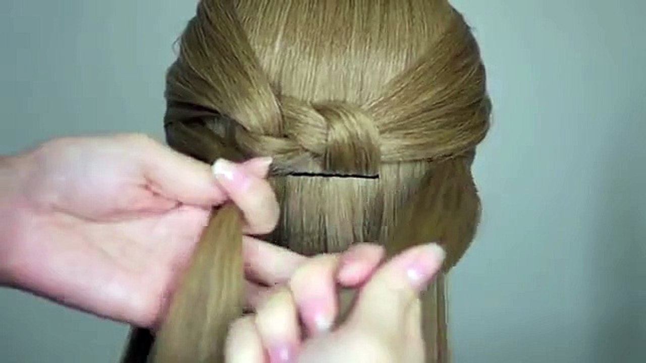 Easy Intricate Knotty Braid Hairstyle Tutorial