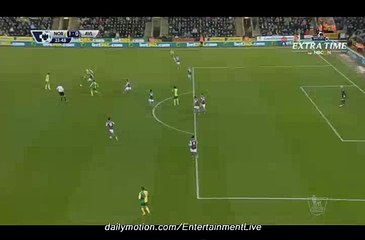 Jonny Howson Goal Norwich 1-0 Aston Villa Premier League