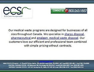 Medical Waste Disposal - Ecs-cares.com