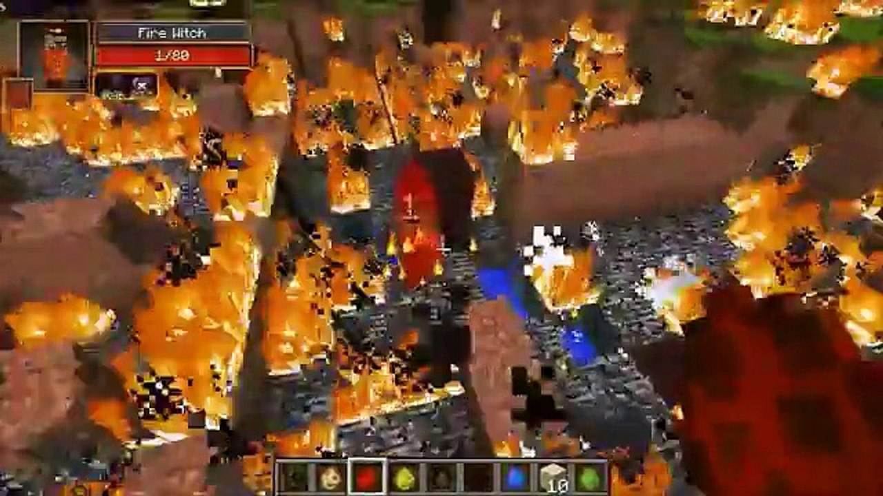 WITCH KING VS TONS OF WITCHES - Minecraft Mob Battles - Mob Armor Mods