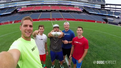 Gillette Stadium Trick Shots | Dude Perfect