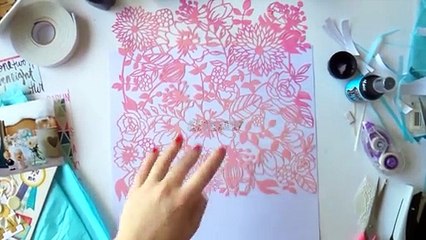 Papercraft Scrapbooking Process Video - March Hip Kit - Hello Vintage