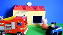 paw patrol new Fireman Sam Episode Paw Patrol Peppa Pig Mammy Pig FIRE Play-doh Animation