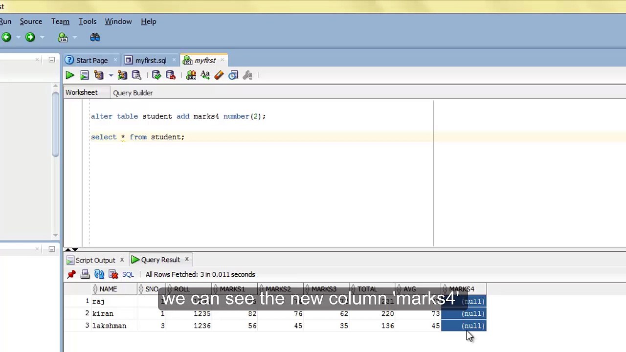 oracle11g: pl & plsql