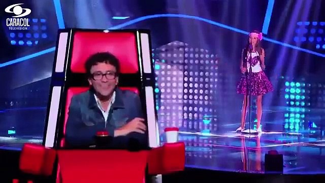 Daniella cantó ‘Entre el mar y una estrella’ de Thalia LVK Colombia Audiciones a ciegas T1