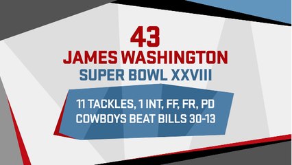 Top 50 Super Bowl Performances | James Washington in Super Bowl XXVIII (#43)