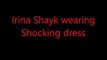 Irina Shayk wearing Shocking dress