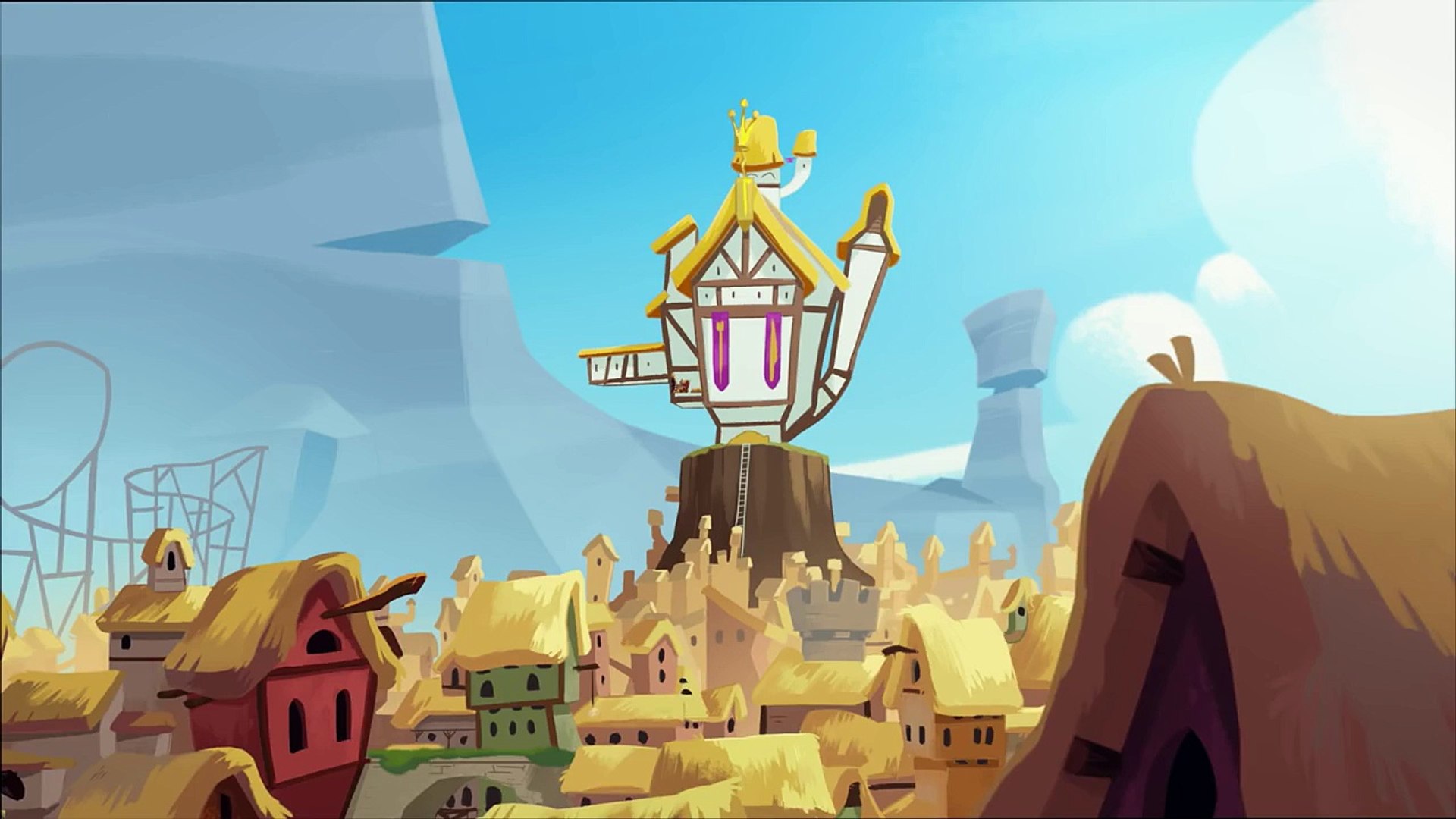 angry birds king pig castle