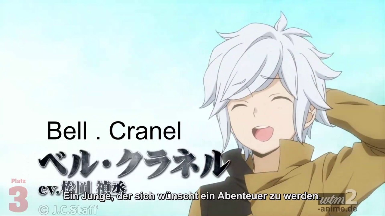 TOP 10 2015 Platz 3 - Dungeon ni Deai wo Motomeru no wa Machigatteiru no Darou ka - Trailer - ger sub