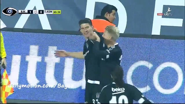 Mario Gómez Goal HD - Besiktas 2-0 Konyaspor - 27-12-2015 Super Lig