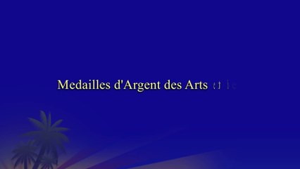 Medailles des Arts et de la Culuture Maurice 2014