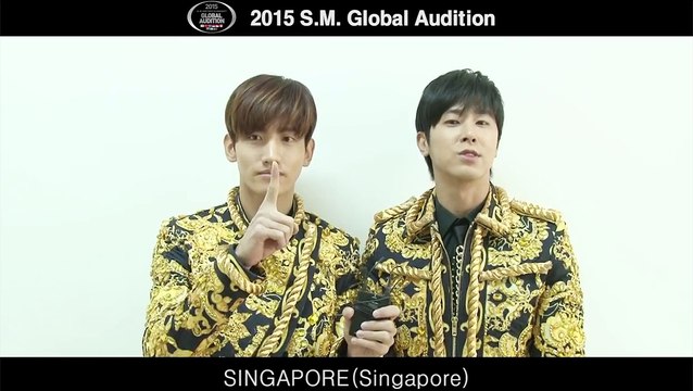 2015 S.M. GLOBAL AUDITION ‘TVXQ! MESSAGE