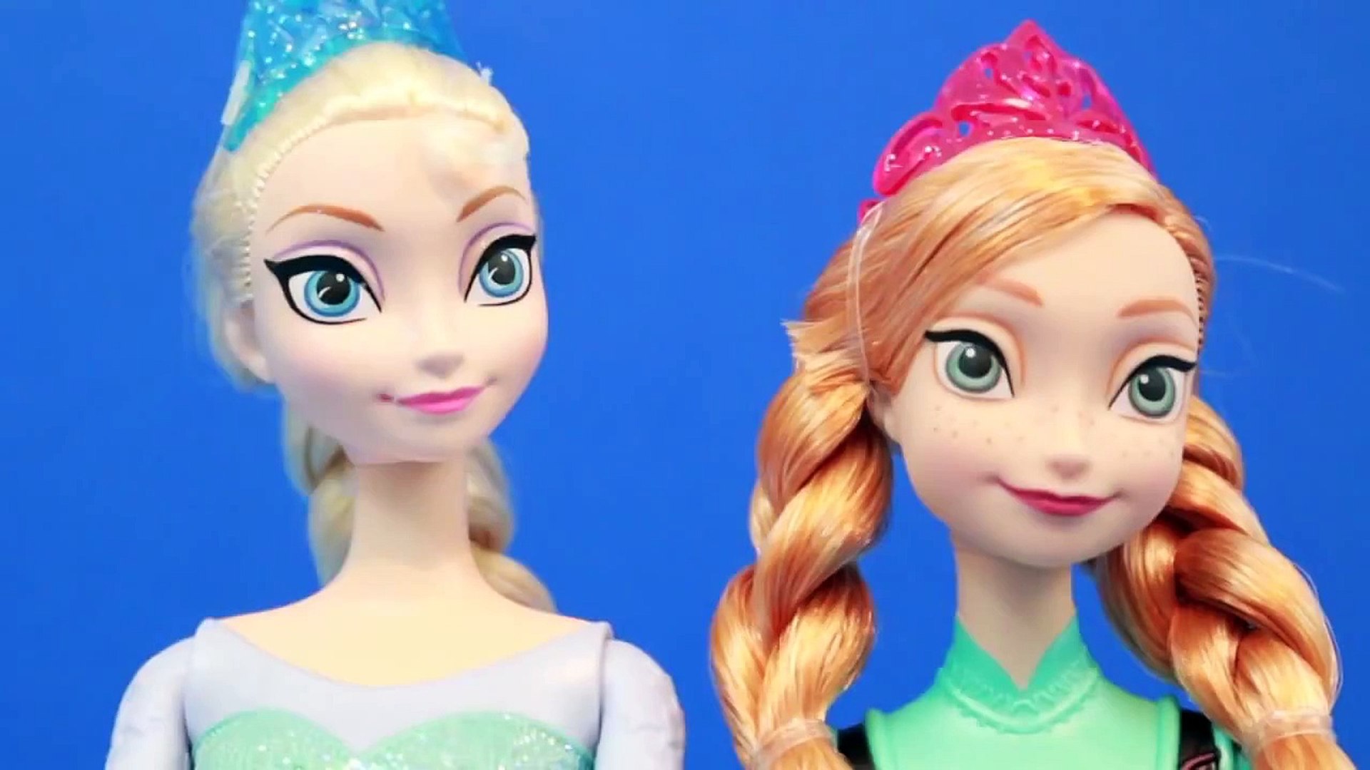 Frozen Friends Family Collection Disney Barbie WAL-MART Exclusive Anna Elsa  Olaf Sven MATTEL TOYS - Dailymotion Video