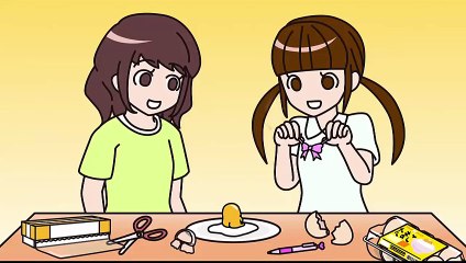 ぐでたま ショートアニメ 第344話「女子って」（8 14放送）