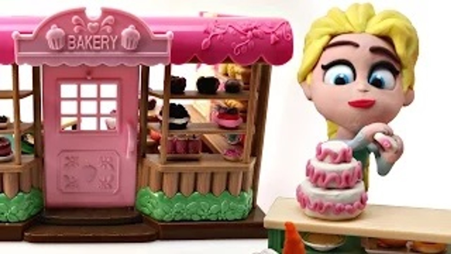 elsa play doh cooking