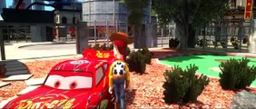 Toy Story Sheriff Woody plays with Disney Pixar Cars Lightning McQueen Custom Zombie , HD online free 2016