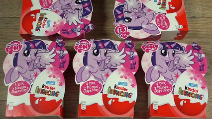 My Little Pony Kinder Surprise Eggs UNBOXING Kinder Überraschung