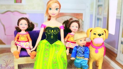 Frozen Anna & Kids Toby name PUPPY Zoe Disney Barbie Doll Toys PLAY-DOH Playdough AllToyCollector
