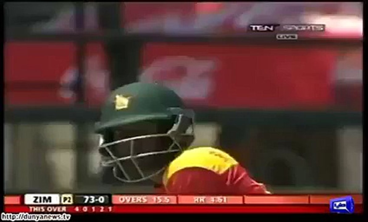 عرفان کے خطرناک باونسر نے بیٹسمین کا ہیلمٹ ہی توڑ ڈالا