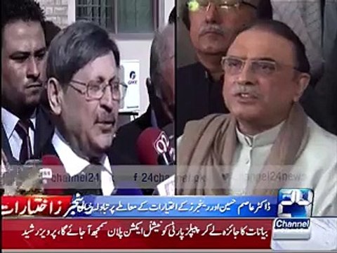 Zardari ny Dubaie meian meeting bulwaie Rangers k ikhtiyraaat ki wja sy karachi nai aa ry