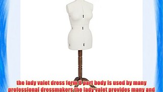Adjustoform FG203 | Lady Valet Medium 8-Part Adjustable Dressmaker's Dummy