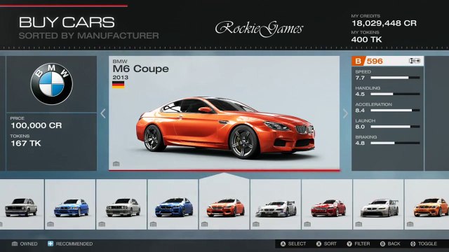 Forza 5 Car List - Bugatti, Cadillac, Caterham