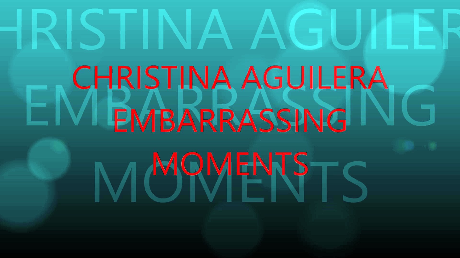 ⁣CHRISTINA AGUILERA EMBARRASSING   MOMENTS