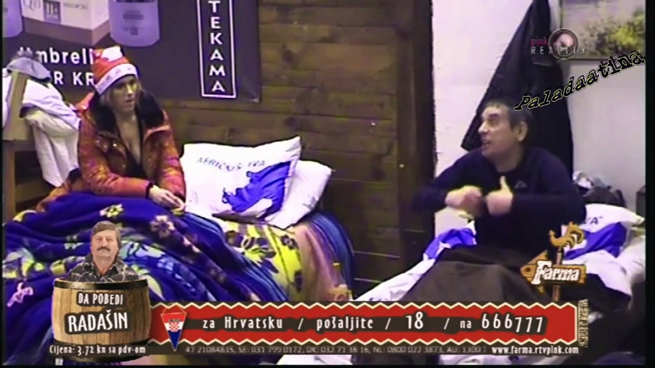 Farma 6/Mica poludeo na Alena, pojeo si tonu mesa i popio hektolitar soka