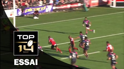 TOP 14 Oyonnax - Paris: 25-12 - Essai Jimmy YOBO (OYO) - J11 - Saison 2015/2016