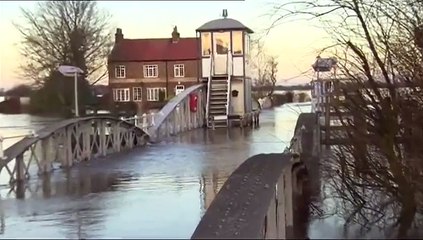 UK floods: The river once a few metres wide now spreads up to a mile