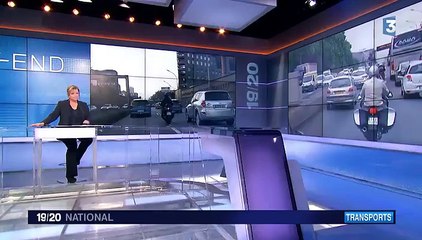 Les deux-roues autorisés entre les files