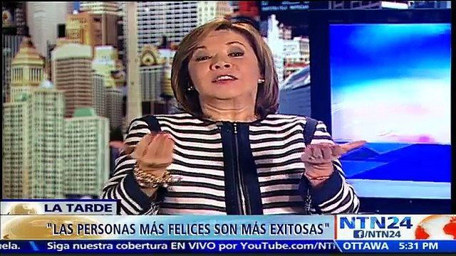 ¿Por qué la gente feliz es más exitosa? Vea la impactante respuesta de la escritora María Clara Villegas en NTN24