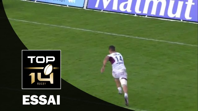 TOP 14 Bordeaux - Grenoble: 25-19 - Essai Sofiane GUITOUNE (BOR) - J11 - Saison 2015/2016