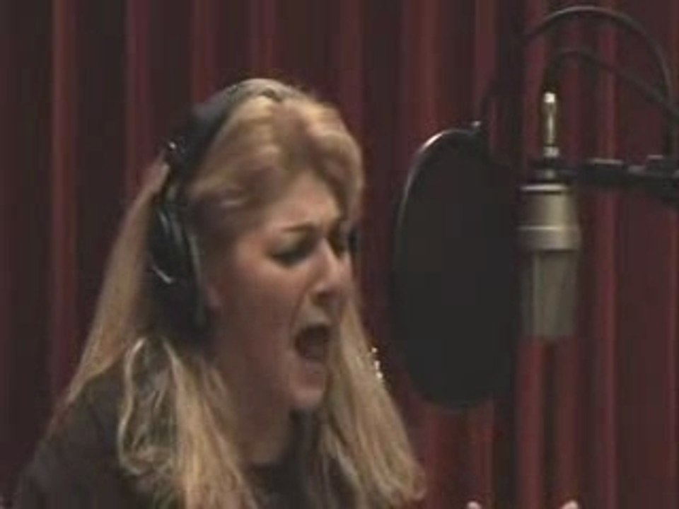 sandra kim en studio pour pub proximus