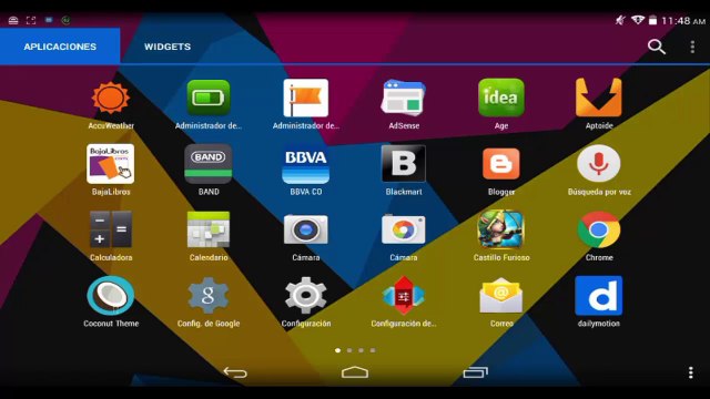 Hangar accesos directos android