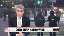 Cold snap to continue until tomorrow