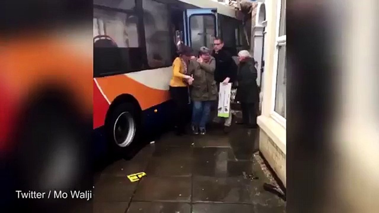 BREAKING NEWS Several people injured after bus crash in Peterborough centre