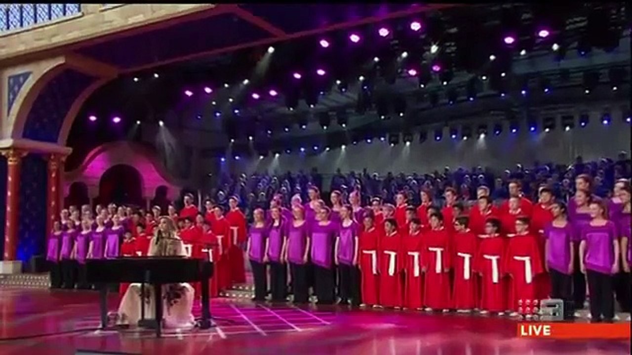 Delta belts out 'O Come All Ye Faithful' on christmas eve