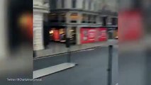 Eeerie silence on Regent Street filmed by man stuck in office