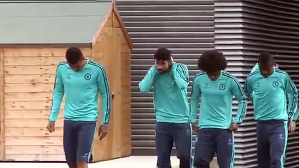 Goal-shy Diego Costa says his players ahead of training