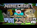 양띵 [고고학자가 된 양띵! 양띵의 고고학 모드 체험기 10편 *완결*] 마인크래프트 Fossil Archeology Mod (모바일 미지원 수정)